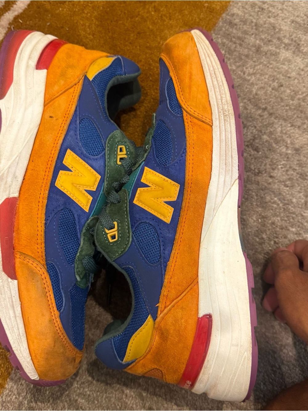 Size 10 - New Balance 992 Made in USA Multi-Color